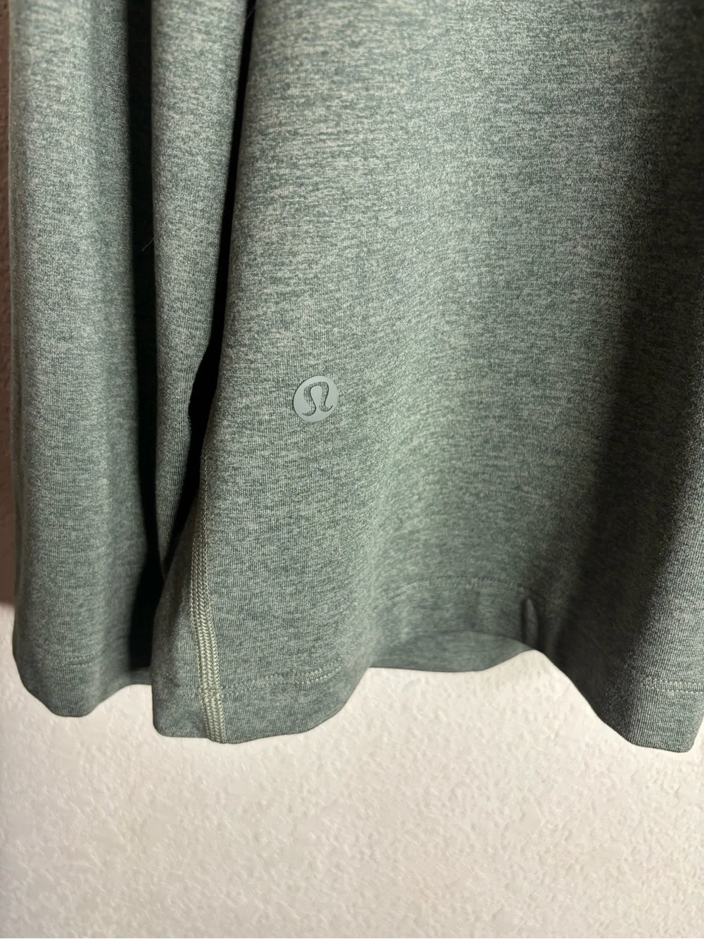 Lululemon Soft Jersey Pullover Hoodie green heather size medium M3EXOS